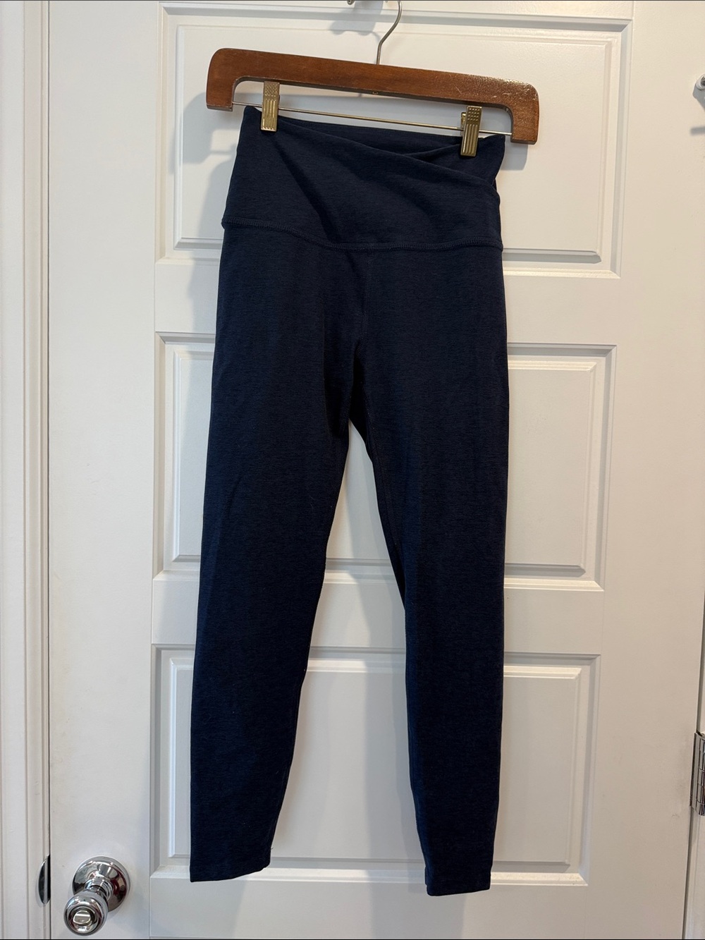 Beyond Yoga Navy High-Rise Kids Leggings